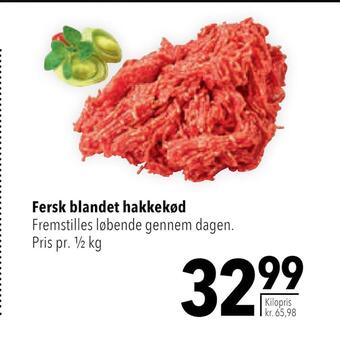 Fersk blandet hakkekød