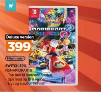 Power Nintendo nintendo switch-spil tilbud