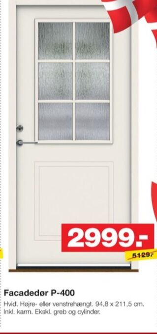 Bauhaus Swedoor dør tilbud
