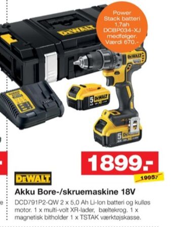 Dewalt bore- og skruemaskine