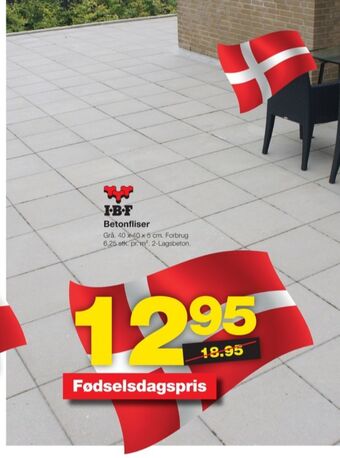 Bauhaus Ibf belægningsflise tilbud