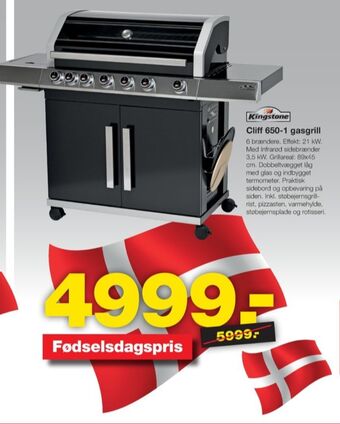 Bauhaus Kingstone gasgrill tilbud