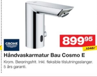 Bauhaus Grohe håndvaskarmatur tilbud