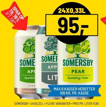 Priss SOMERSBY 24X0,33 L tilbud