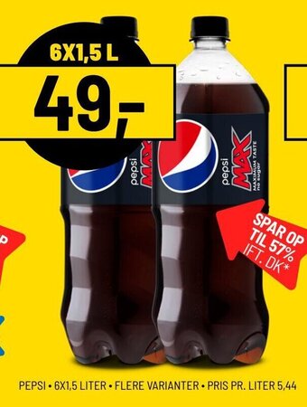PEPSI 6X1,5 LITER