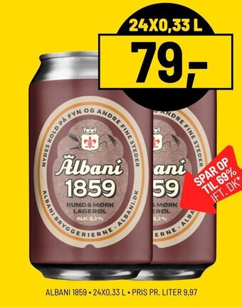 Priss ALBANI 1859 24X0,33 L. tilbud