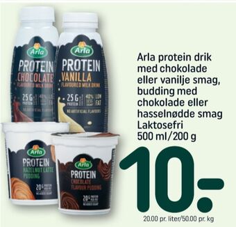 REMA 1000 Arla proteindrik vanilla tilbud