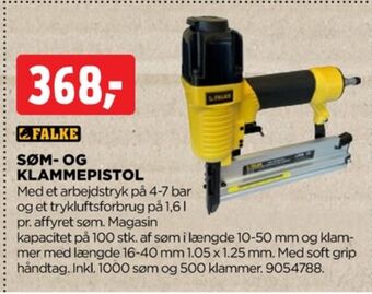 jem & fix Falke sømpistol tilbud