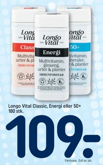 Longo vital kosttilskud