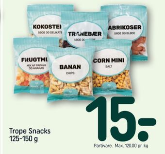 REMA 1000 Simple life bananchips tilbud