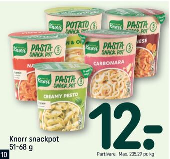Snack pot instant retter