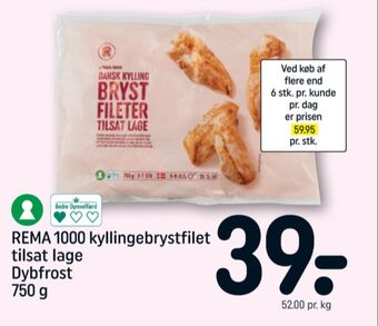 REMA 1000 Rema 1000 kyllingebrystfilet tilbud