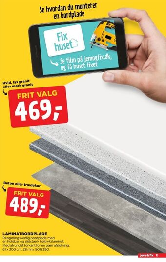jem & fix Ukendt bordplade tilbud