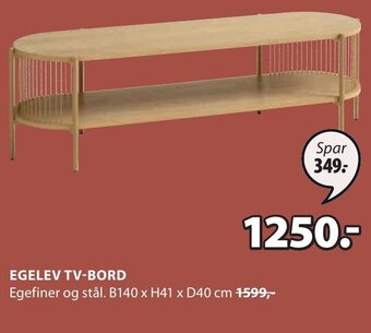 JYSK EGELEV TV-BORD tilbud