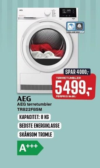 Skousen Aeg tørretumbler tilbud