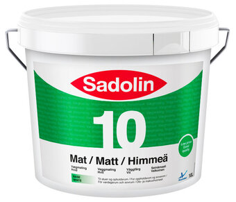 jem & fix Sadolin basic vægmaling mat (10) hvid 10 liter tilbud