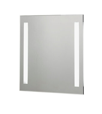 Spejl med led-lys 70 x 60 cm