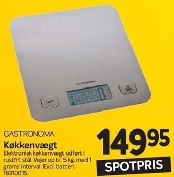 Gastronoma køkkenvægt
