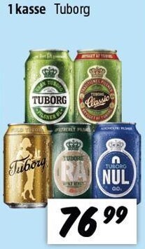 zur Krone 1 kasse tuborg tilbud