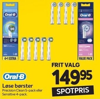 Din Isenkræmmer Oral-b løse børster tilbud