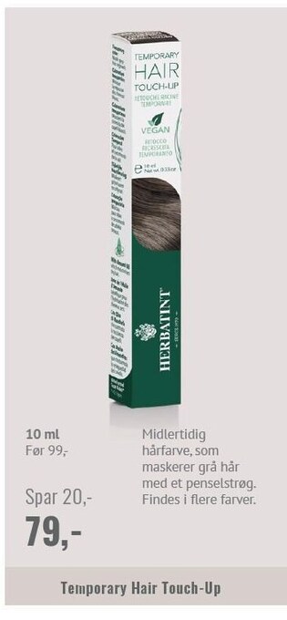 Helsam Temporary hair touch-up tilbud