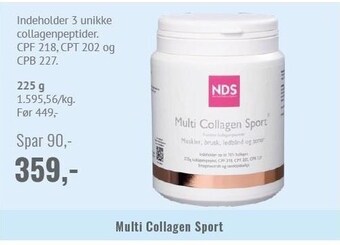 Helsam Nds multi collagen sport tilbud