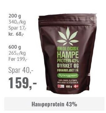 Helsam Hampeprotein 43% tilbud