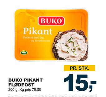 Let-Køb Buko pikant flødeost tilbud