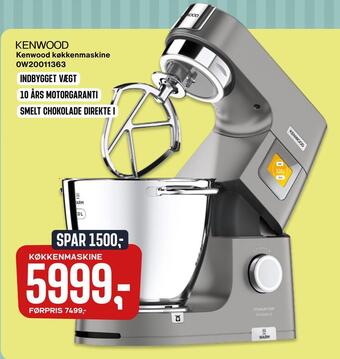 Skousen Kenwood køkkenmaskine 0w20011363 tilbud