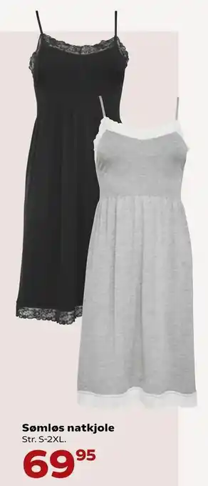 Kvickly Sømløs natkjole tilbud