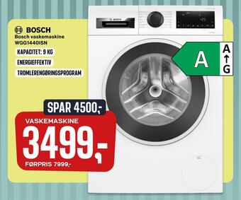 Skousen Bosch vaskemaskine wgg1440isn tilbud
