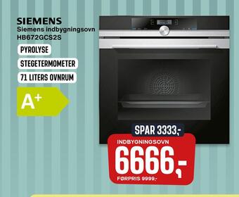 Skousen Indbygningsovn tilbud