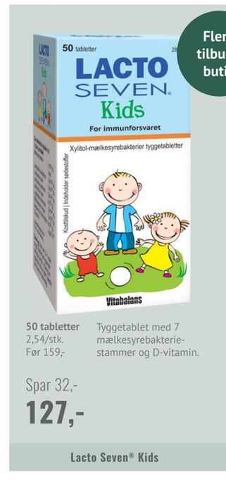 Din Lokale Helsekost Lacto seven ® kids tilbud