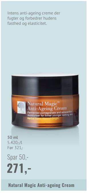 Helsam Natural magic anti-ageing cream tilbud