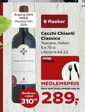 Kvickly Cecchi Chianti Classico tilbud