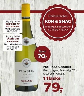 Kvickly Moillard Chablis tilbud