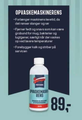 Skousen Skousen opvaskemaskinerens tilbud