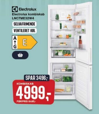 Skousen Electrolux køle/fryseskab tilbud