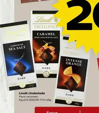 Kvickly Lindt chokolade tilbud