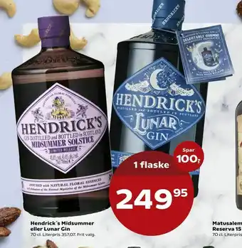 Hendrick's Midsummer eller Lunar Gin