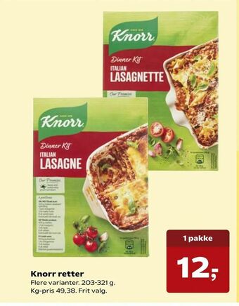 Kvickly Knorr retter tilbud