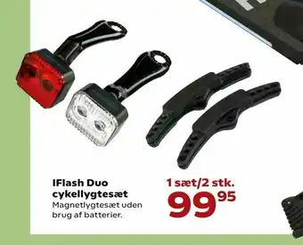 Kvickly IFlash Duo cykellygtesæt tilbud