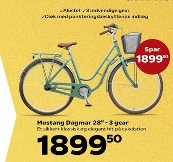 Kvickly Mustang Dagmar 28" - 3 gear tilbud