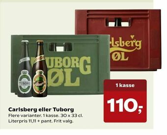 Kvickly Carlsberg eller Tuborg tilbud
