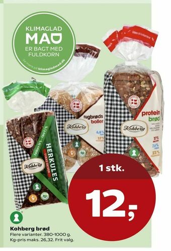 SuperBrugsen Kohberg brød tilbud