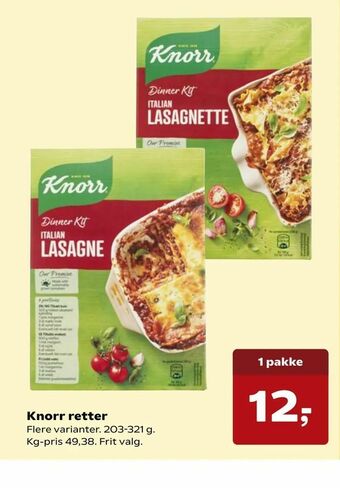 SuperBrugsen Knorr retter tilbud