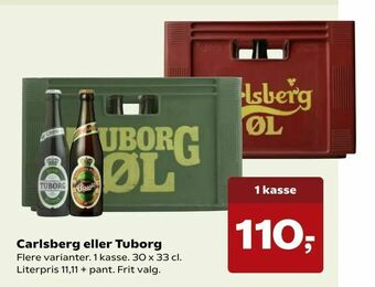 SuperBrugsen Carlsberg eller Tuborg tilbud
