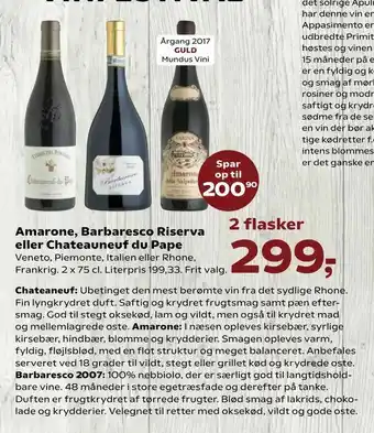 SuperBrugsen Amarone, Barbaresco Riserva eller Chateauneuf du Pape tilbud