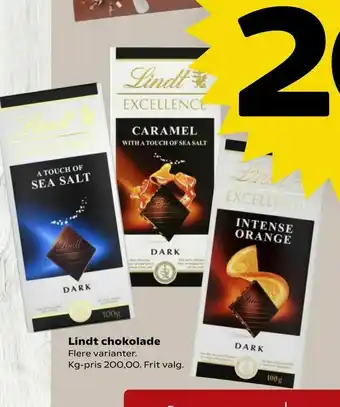 SuperBrugsen Lindt chokolade tilbud