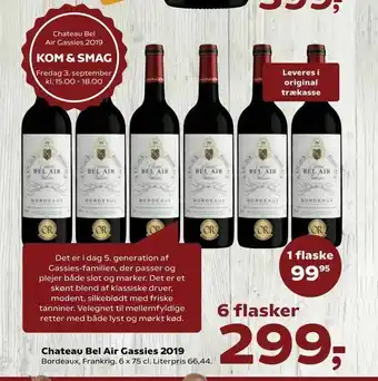 SuperBrugsen Chateau Bel Air Gassies 2019 tilbud